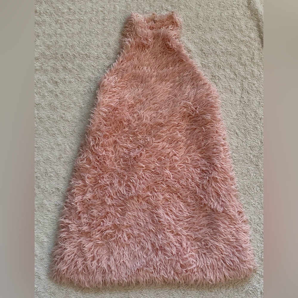 Zara Feathery Halter Knit Dress Blogger Fav Limited Edition NWT - Picture 10 of 16